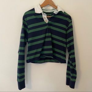 old navy thrifted cropped shirt!!!🦋